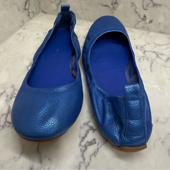 Cole Haan Nike Air Jenni metallic cobalt ballet Flats 6 - Picture 2 of 8